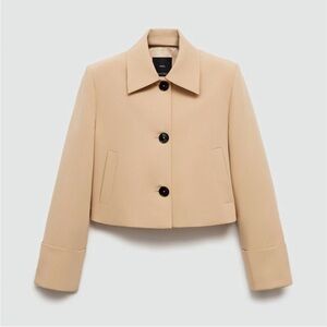 Mango Beige Blazer Jacket